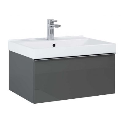 Szafka 60x44.9x28.1 cm podumywalkowa wisząca antracyt RE010603026610 Elita Look