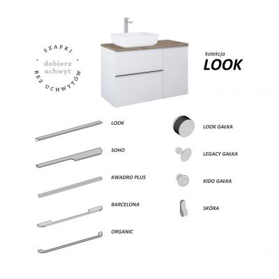 Szafka 60x44.9x28.1 cm podumywalkowa wisząca antracyt RE010603026610 Elita Look