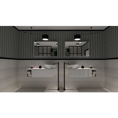 Szafka 20x45.1x28.1 cm boczna wisząca biała RE110201028060 Elita Look
