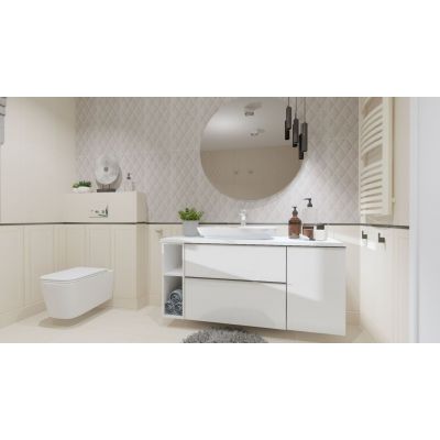 Szafka 20x45.1x63.5 cm boczna wisząca biała RE110200028060 Elita Look