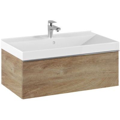 Szafka 80x44.9x28.1 cm podumywalkowa wisząca dąb RE010803027050 Elita Look