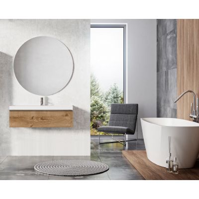 Szafka 80x44.9x28.1 cm podumywalkowa wisząca dąb RE010803027050 Elita Look