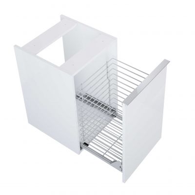Szafka 40x44.9x63.5 cm boczna wisząca biała RE080402025290 Elita Look