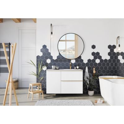 Szafka 40x44.9x63.5 cm boczna wisząca biała RE080402025290 Elita Look