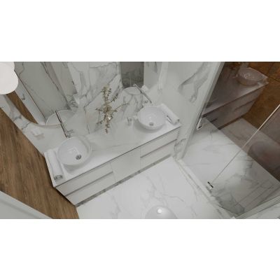 Szafka 40x44.9x63.5 cm boczna wisząca biała RE080402025290 Elita Look