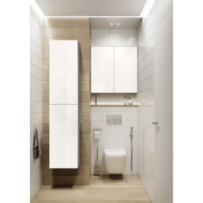 Szafka 40x12.6x180 cm boczna wisząca biała RE030400068060 Elita For All