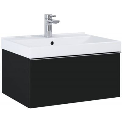 Szafka 60x44.9x28.1 cm podumywalkowa wisząca czarna RE010603027160 Elita Look