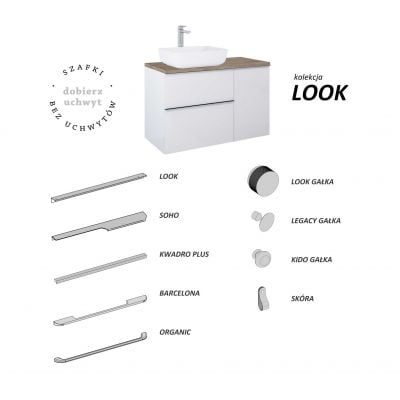 Szafka 60x44.9x28.1 cm podumywalkowa wisząca czarna RE010603027160 Elita Look