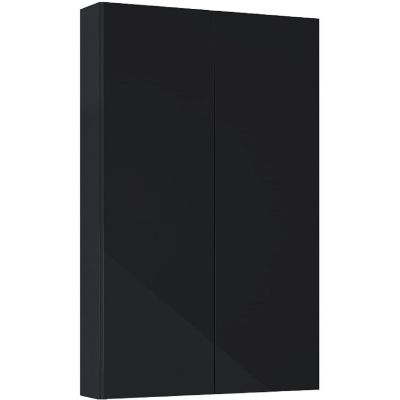 Szafka 50x12.6x80 cm boczna wisząca czarna RE140500063510 Elita For All