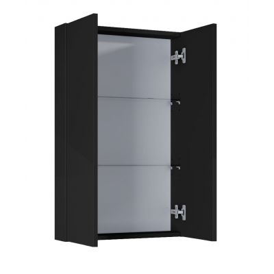 Szafka 50x12.6x80 cm boczna wisząca czarna RE140500063510 Elita For All