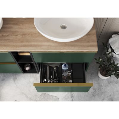 Szafka 60x44.9x63.5 cm podumywalkowa wisząca zielona RE010601027010 Elita Look