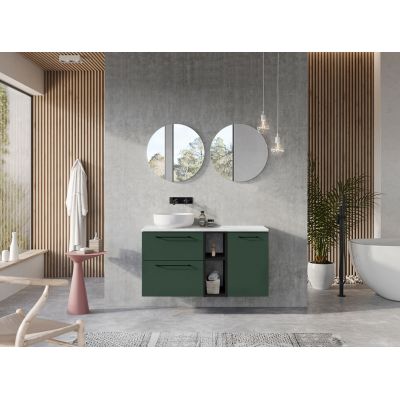Szafka 60x44.9x63.5 cm podumywalkowa wisząca zielona RE010601027010 Elita Look