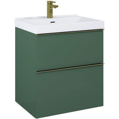 Szafka 60x44.9x63.5 cm podumywalkowa wisząca zielona RE010601027010 Elita Look