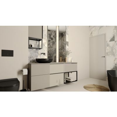 Szafka 60x44.9x28.1 cm podumywalkowa wisząca beżowa RE080603027020 Elita Look