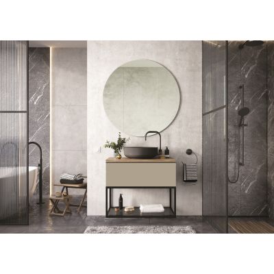 Szafka 60x44.9x28.1 cm podumywalkowa wisząca beżowa RE080603027020 Elita Look