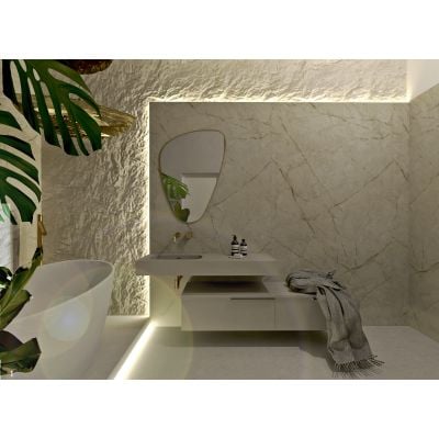 Szafka 80x44.9x28.1 cm podumywalkowa wisząca beżowa RE080803027020 Elita Look
