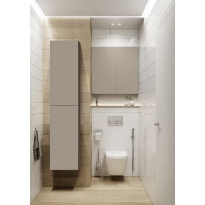 Szafka 50x12.6x80 cm boczna wisząca beżowa RE140500067020 Elita For All