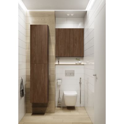Szafka 50x12.6x80 cm boczna wisząca orzech RE140500067060 Elita For All