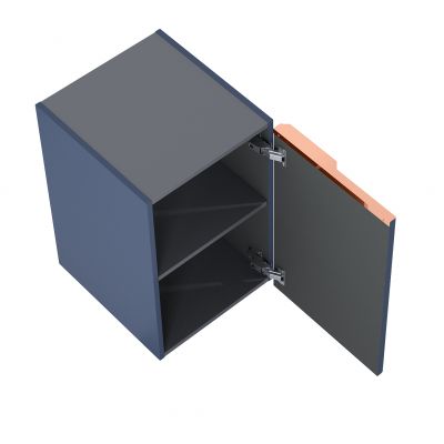 Szafka 40x45.3x63.5 cm boczna wisząca niebieska RE080400047030 Elita Soho