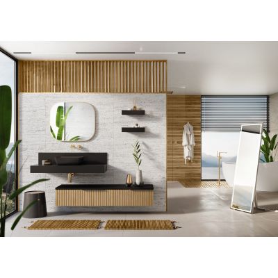 Szafka 120x45x31.8 cm podumywalkowa wisząca dąb RE081200006690 Elita Asami