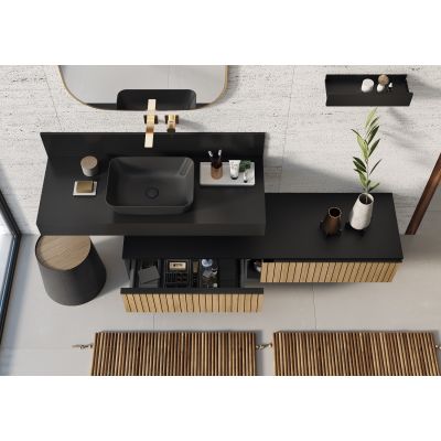 Szafka 120x45x31.8 cm podumywalkowa wisząca dąb RE081200006690 Elita Asami