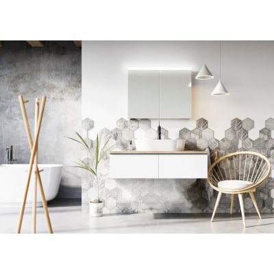 Szafka 120x44.9x31.8 cm podumywalkowa wisząca biała RE081204025290 Elita Look Slim