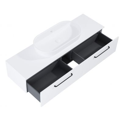 Szafka 160x44.9x31.8 cm podumywalkowa wisząca biała RE081604025290 Elita Look Slim