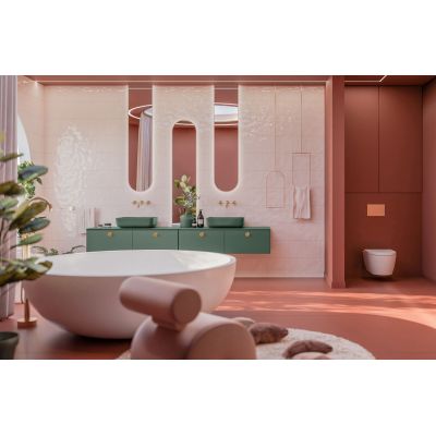 Szafka 120x44.9x31.8 cm podumywalkowa wisząca zielona RE081204027010 Elita Look Slim