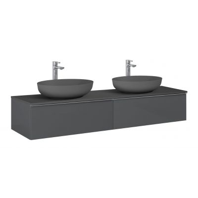 Szafka 160x44.9x31.8 cm podumywalkowa wisząca antracyt RE081604026610 Elita Look Slim