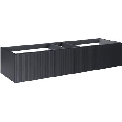 Szafka 160x45.3x31.8 cm podumywalkowa wisząca czarna RE081604047160 Elita Soho Slim