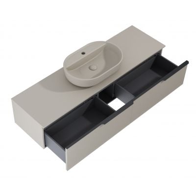 Szafka 160x45.3x31.8 cm podumywalkowa wisząca beżowa RE081604047020 Elita Soho Slim