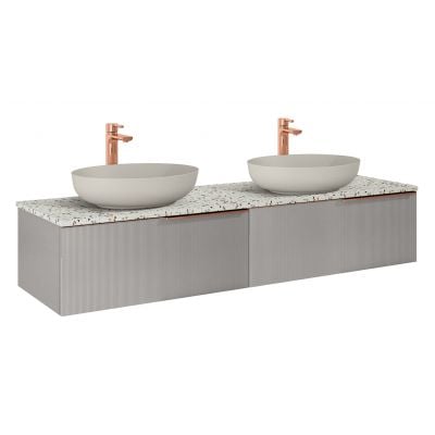 Szafka 160x45.3x31.8 cm podumywalkowa wisząca beżowa RE081604047020 Elita Soho Slim