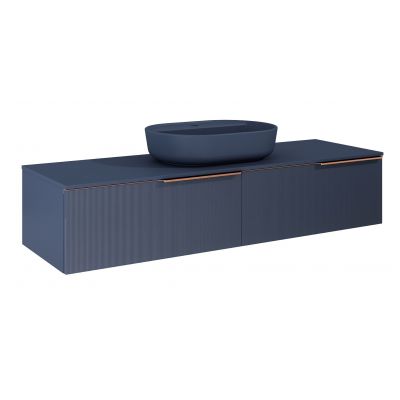 Szafka 160x45.3x31.8 cm podumywalkowa wisząca niebieska RE081604047030 Elita Soho Slim