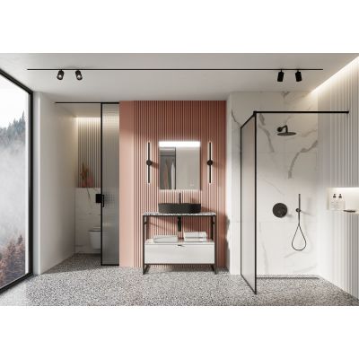 Lustro 60.4x70 cm prostokątne z oświetleniem z matą grzewczą RE060600120010 Elita Eva