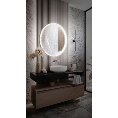 Lustro 80x80 cm okrągłe z oświetleniem RE060800110010 Elita April
