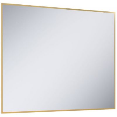 Lustro 100x80 cm prostokątne z oświetleniem złoty RE061003015570 Elita Sharon Square