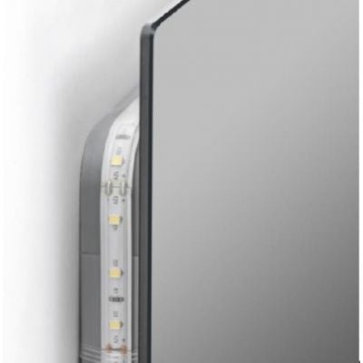 Lustro 120x80 cm prostokątne z oświetleniem z matą grzewczą RE069530000010 Elita Square