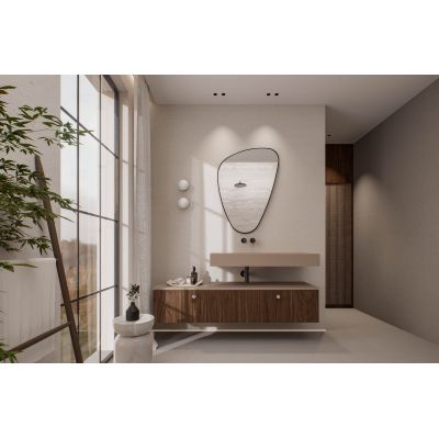 Umywalka 100.5x45.5 cm prostokątna ścienna RE041461187020 Elita Level