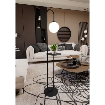Lampa stojąca 1x10 W czarna 1235LP1 Emibig Bari