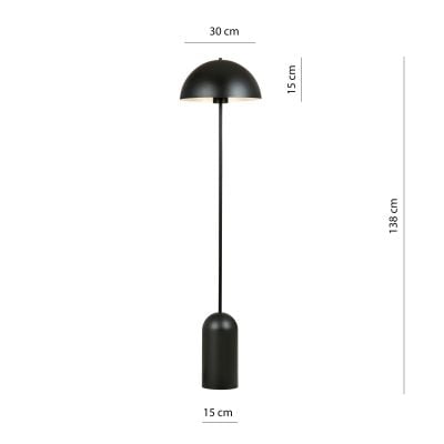 Lampa stojąca 1x15 W biała 1307LP1 Emibig Kava