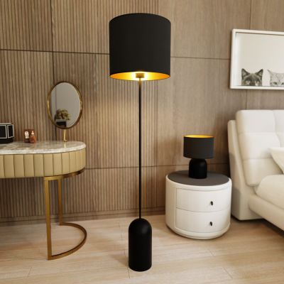 Lampa stojąca czarna 1323LP1 Emibig Aspen