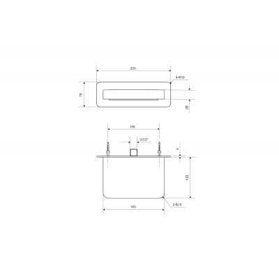 Excellent Krotos AREX8025BL wylewka do baterii