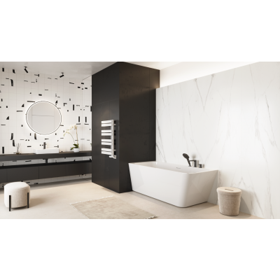 Grzejnik łazienkowy drabinkowy 72x50 cm biały GREXMES72WH Excellent Meteor Side