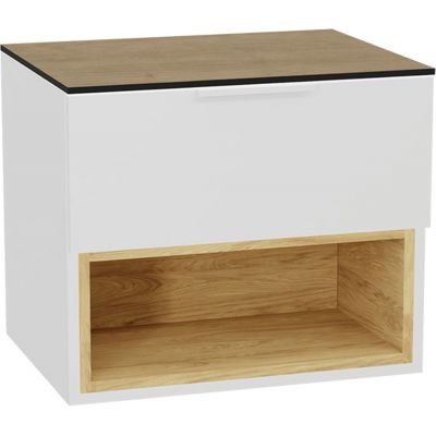 Korpus szafki 60x46.5x50 cm podumywalkowa wisząca biała-dąb MLEX2171600WHBL Excellent Tuto 2.0