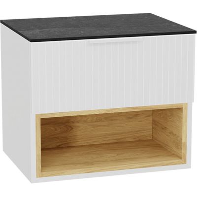 Korpus szafki 60x46.5x50 cm podumywalkowa wisząca biała-dąb MLEX2171600WHBL Excellent Tuto 2.0