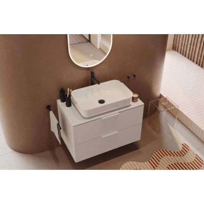 Umywalka 58x38 cm prostokątna nablatowa biała CEEX6901580WH Excellent Cori 2.0