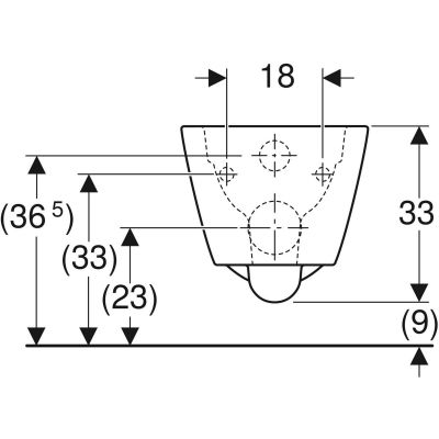 Miska WC wisząca bez kołnierza biały 500208011 Geberit Smyle