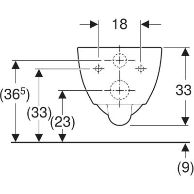 Miska WC wisząca bez kołnierza biały 500377012 Geberit Selnova Premium