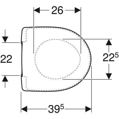 Deska sedesowa wolnoopadająca 501878001 Geberit Selnova Compact