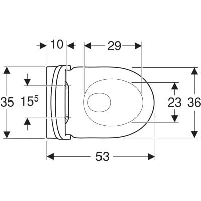 Miska WC z deską wolnoopadającą wisząca bez kołnierza spłukiwanie wirowe biały 502774008 Geberit Acanto